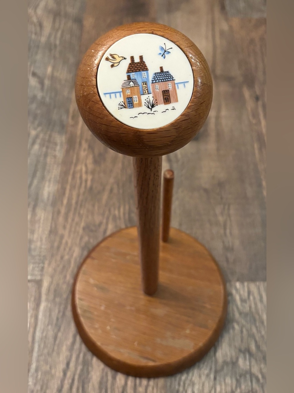 Rare Vintage 90s International Heartland Paper Towel Holder Cottage Core